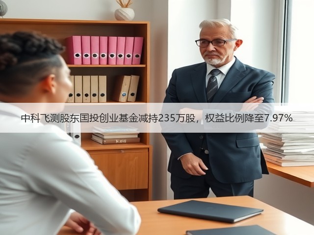 中科飞测股东国投创业基金减持235万股，权益比例降至7.97%(图1)