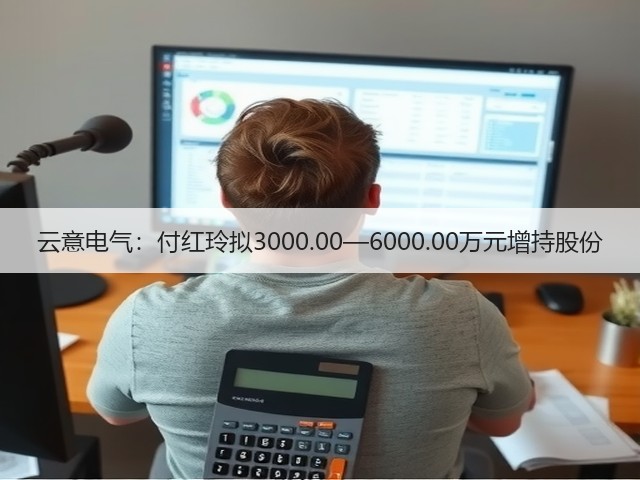 云意电气：付红玲拟3000.00—6000.00万元增持股份(图1)