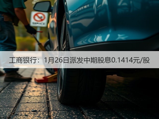 工商银行：1月26日派发中期股息0.1414元/股(图1)