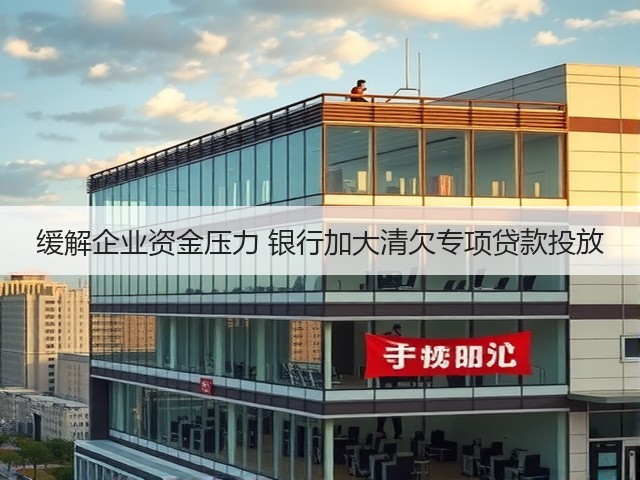 缓解企业资金压力 银行加大清欠专项贷款投放(图3) 缓解企业资金压力 银行加大清欠专项贷款投放(图3)