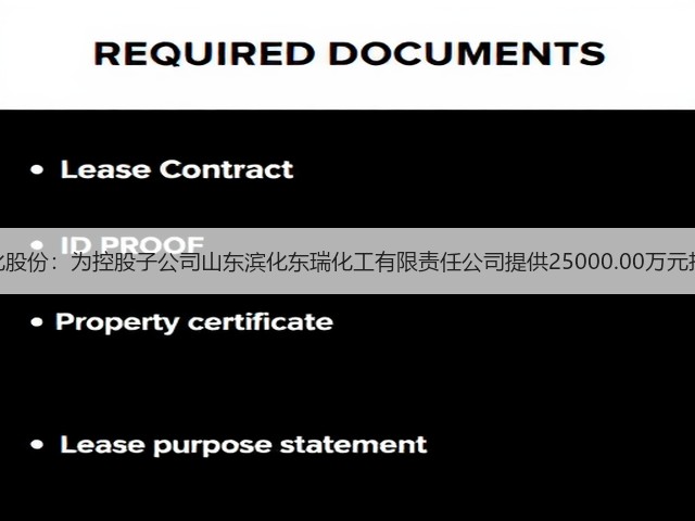 滨化股份：为控股子公司山东滨化东瑞化工有限责任公司提供25000.00万元担保(图3)