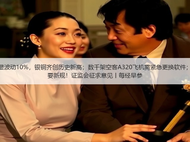 美股五连涨,英特尔明显波动10%,银铜齐创历史新高;数千架空客A320飞机需紧急更换软件;香港将下半旗志哀;重要新规!证监会征求意见丨每经早参(图1) 美股五连涨,英特尔明显波动10%,银铜齐创历史新高;数千架空客A320飞机需紧急更换软件;香港将下半旗志哀;重要新规!证监会征求意见丨每经早参(图1)
