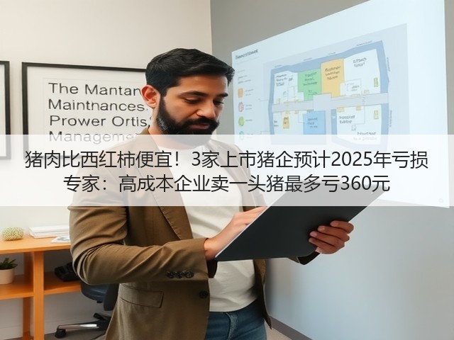 猪肉比西红柿便宜！3家上市猪企预计2025年亏损 专家：高成本企业卖一头猪最多亏360元(图3)