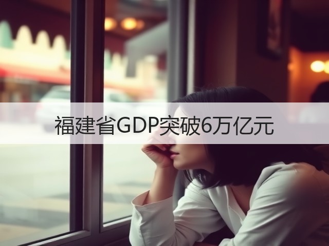福建省GDP突破6万亿元(图3)