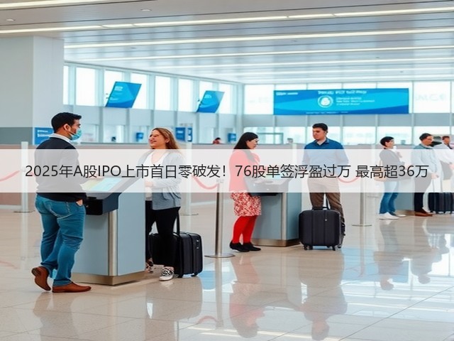 2025年A股IPO上市首日零破发!76股单签浮盈过万 最高超36万(图1) 2025年A股IPO上市首日零破发!76股单签浮盈过万 最高超36万(图1)