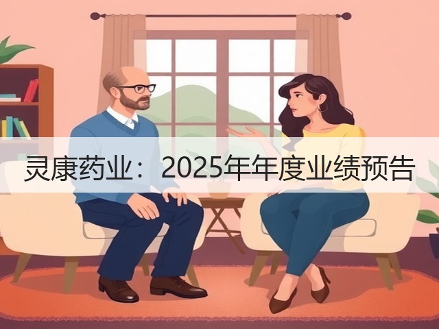 灵康药业：2025年年度业绩预告(图1)
