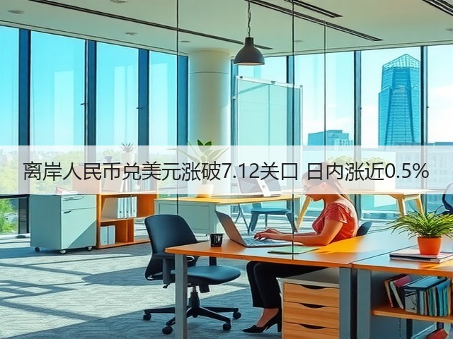 离岸人民币兑美元涨破7.12关口 日内涨近0.5%(图2)