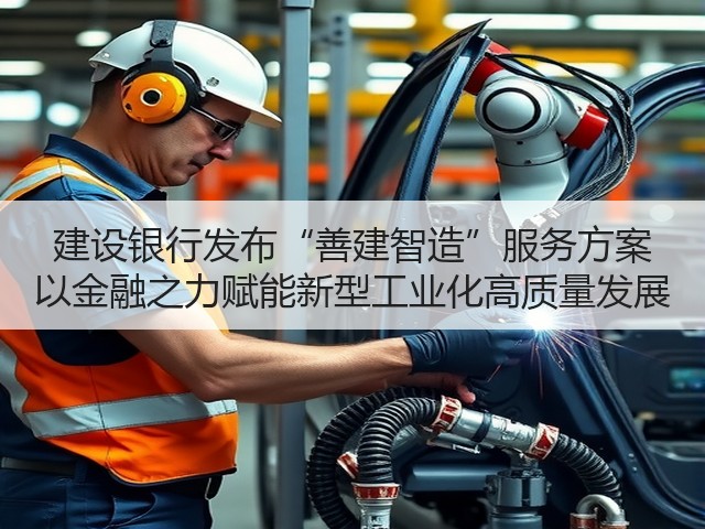 建设银行发布“善建智造”服务方案 以金融之力赋能新型工业化高质量发展(图2)