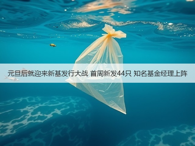 元旦后就迎来新基发行大战 首周新发44只 知名基金经理上阵(图1) 元旦后就迎来新基发行大战 首周新发44只 知名基金经理上阵(图1)