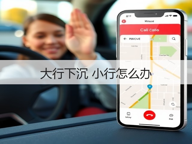 大行下沉 小行怎么办(图3)