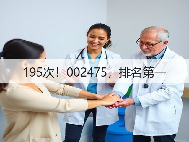 195次！002475，排名第一(图3)