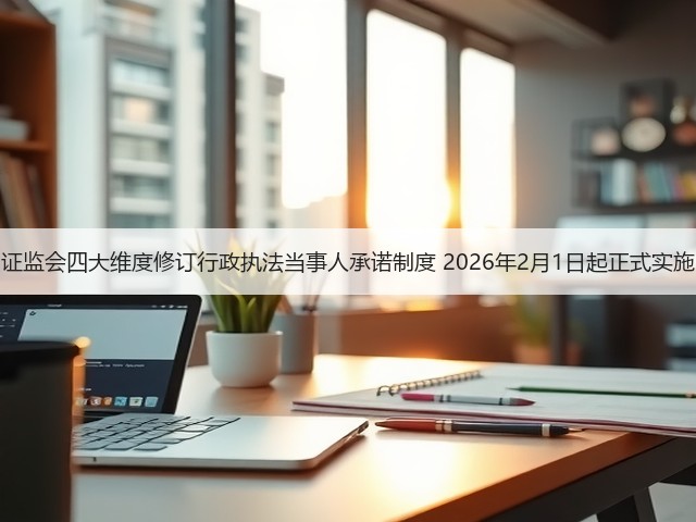 证监会四大维度修订行政执法当事人承诺制度 2026年2月1日起正式实施(图3) 证监会四大维度修订行政执法当事人承诺制度 2026年2月1日起正式实施(图3)