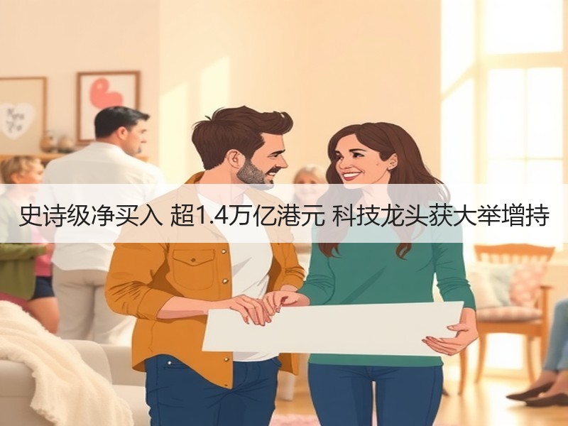 史诗级净买入 超1.4万亿港元 科技龙头获大举增持