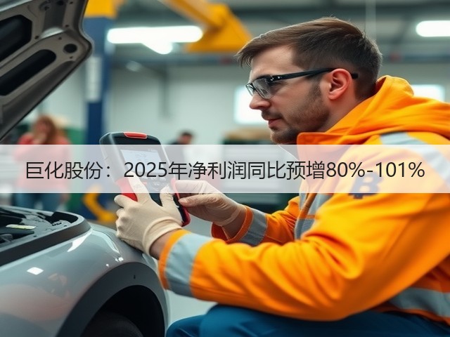 巨化股份:2025年净利润同比预增80%-101%(图1) 巨化股份:2025年净利润同比预增80%-101%(图1)