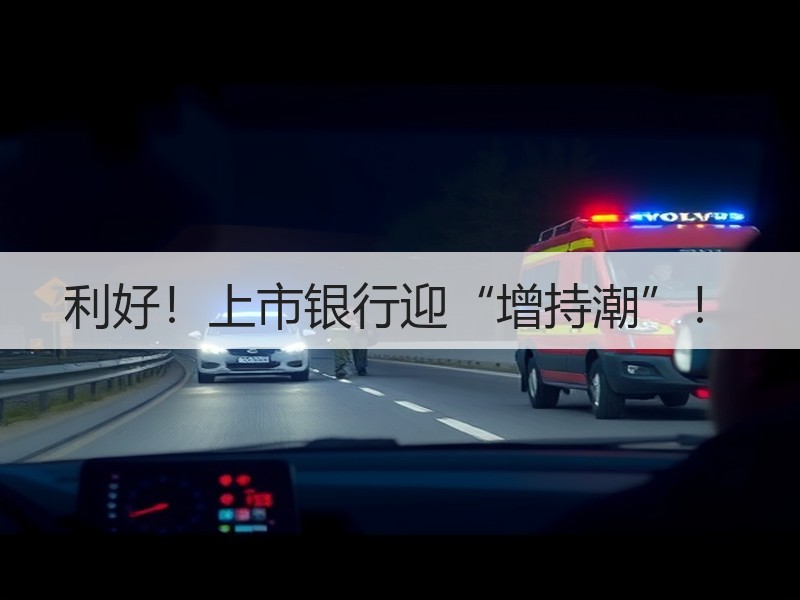 利好！上市银行迎“增持潮”！