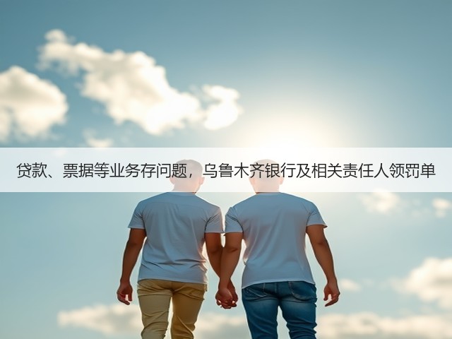 贷款、票据等业务存问题，乌鲁木齐银行及相关责任人领罚单(图3)