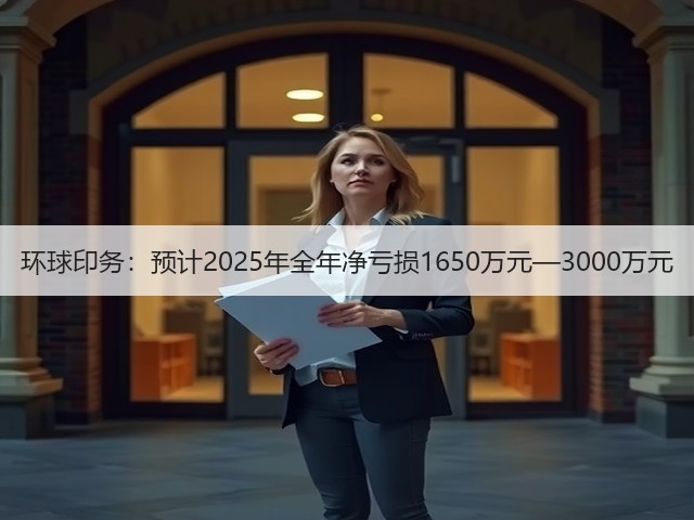 环球印务:预计2025年全年净亏损1650万元—3000万元(图2) 环球印务:预计2025年全年净亏损1650万元—3000万元(图2)