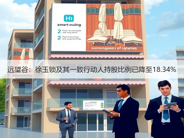 远望谷：徐玉锁及其一致行动人持股比例已降至18.34%(图3)