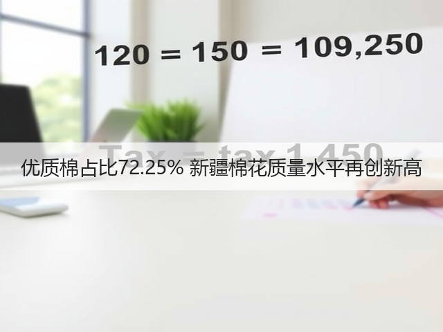 优质棉占比72.25% 新疆棉花质量水平再创新高(图2) 优质棉占比72.25% 新疆棉花质量水平再创新高(图2)