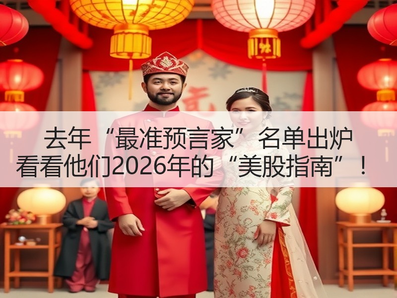 去年“最准预言家”名单出炉 看看他们2026年的“美股指南”！