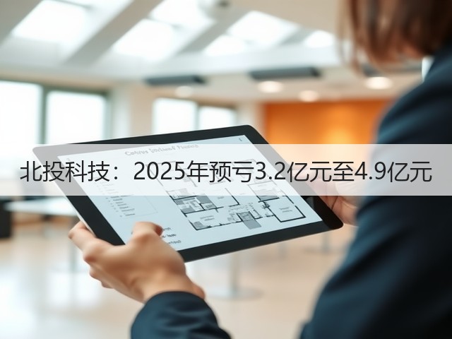 北投科技：2025年预亏3.2亿元至4.9亿元(图1)