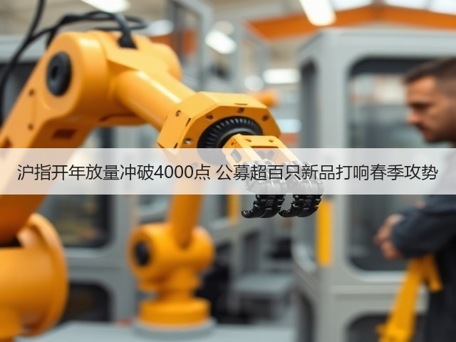 沪指开年放量冲破4000点 公募超百只新品打响春季攻势(图3)