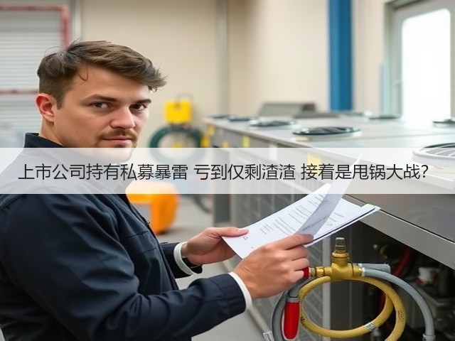 上市公司持有私募暴雷 亏到仅剩渣渣 接着是甩锅大战？(图1)