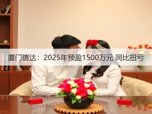 厦门信达：2025年预盈1500万元 同比扭亏(图1)