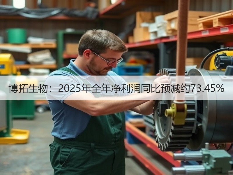 博拓生物：2025年全年净利润同比预减约73.45%