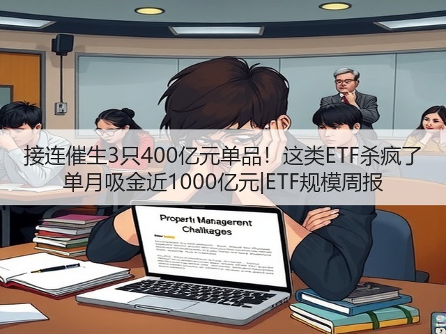 接连催生3只400亿元单品!这类ETF杀疯了 单月吸金近1000亿元|ETF规模周报(图2) 接连催生3只400亿元单品!这类ETF杀疯了 单月吸金近1000亿元|ETF规模周报(图2)
