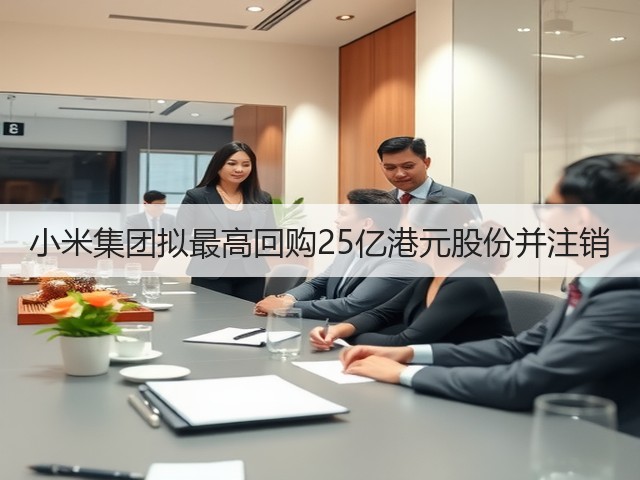 小米集团拟最高回购25亿港元股份并注销(图3)