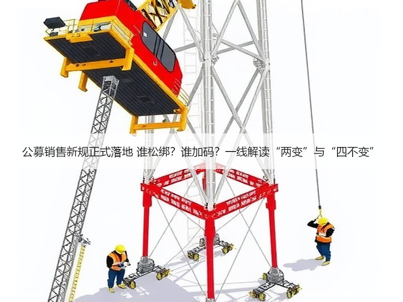 公募销售新规正式落地 谁松绑？谁加码？一线解读“两变”与“四不变”