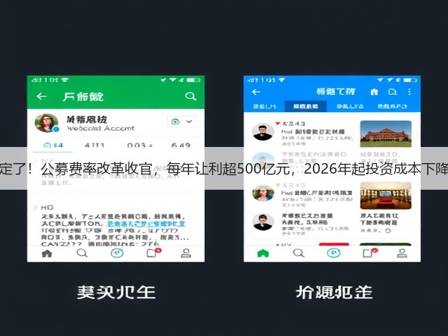 定了！公募费率改革收官，每年让利超500亿元，2026年起投资成本下降(图2)