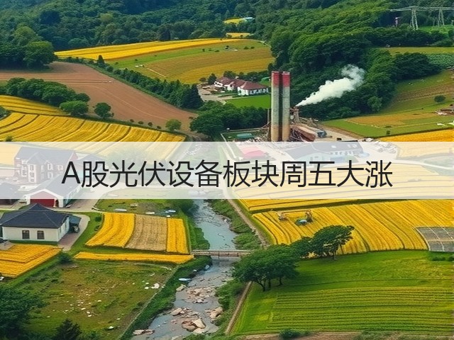 A股光伏设备板块周五大涨(图2) A股光伏设备板块周五大涨(图2)