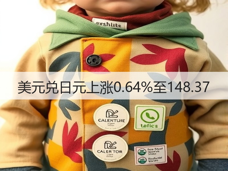 美元兑日元上涨0.64%至148.37
