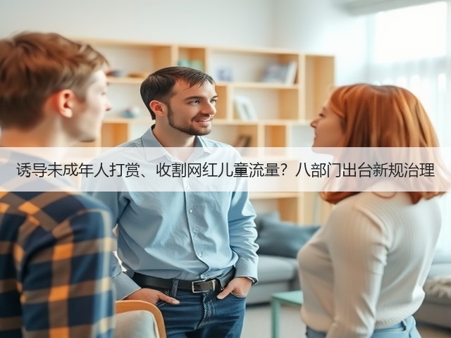 诱导未成年人打赏、收割网红儿童流量?八部门出台新规治理(图1) 诱导未成年人打赏、收割网红儿童流量?八部门出台新规治理(图1)