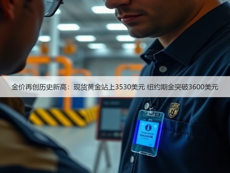 金价再创历史新高：现货黄金站上3530美元 纽约期金突破3600美元