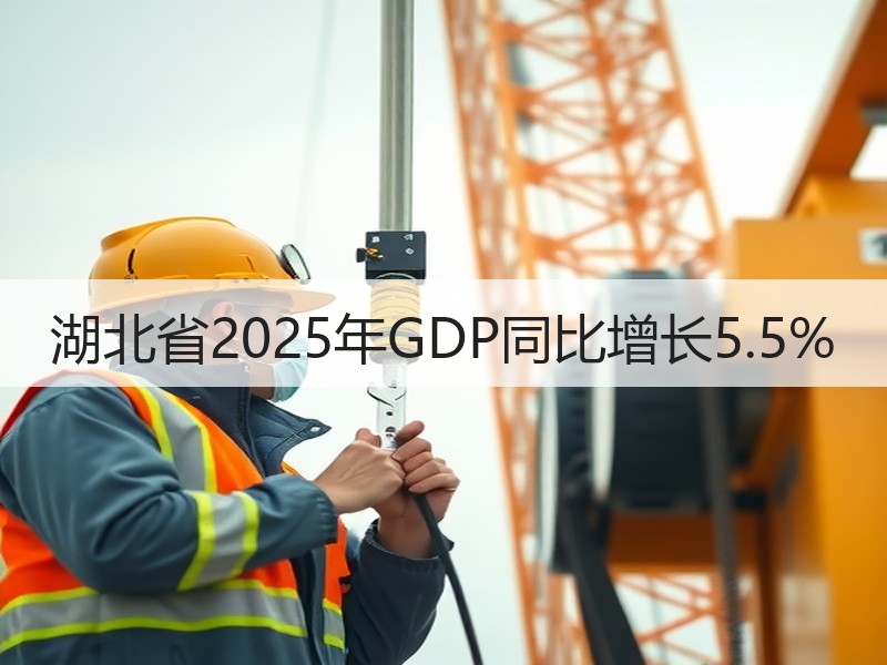 湖北省2025年GDP同比增长5.5%