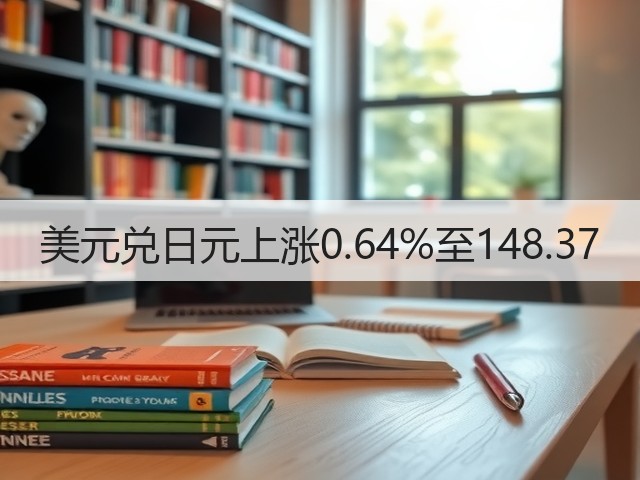 美元兑日元上涨0.64%至148.37(图3)