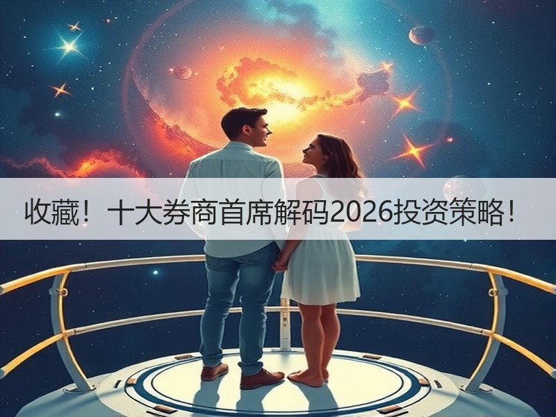 收藏！十大券商首席解码2026投资策略！
