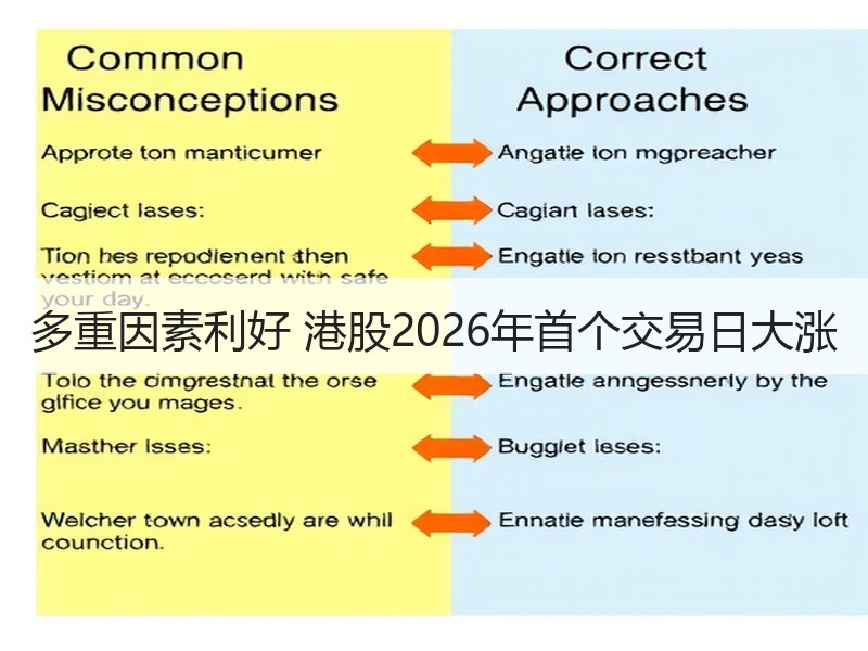 多重因素利好 港股2026年首个交易日大涨