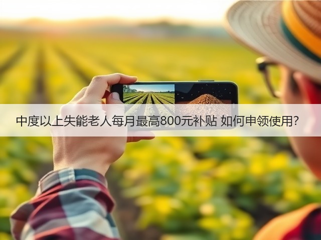 中度以上失能老人每月最高800元补贴 如何申领使用？(图3)