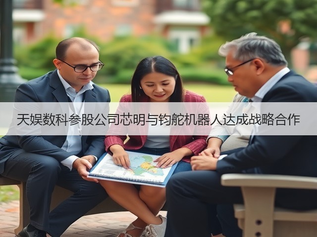 天娱数科参股公司芯明与钧舵机器人达成战略合作(图2) 天娱数科参股公司芯明与钧舵机器人达成战略合作(图2)