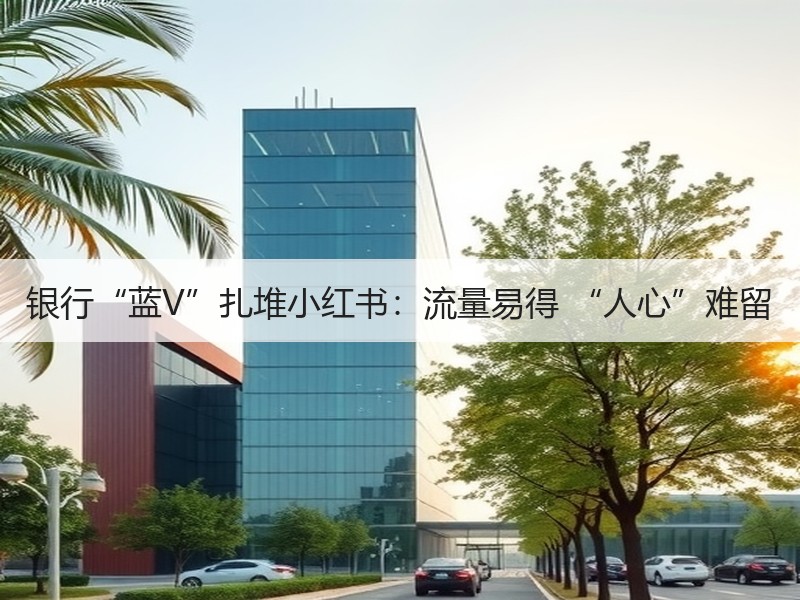 银行“蓝V”扎堆小红书：流量易得 “人心”难留