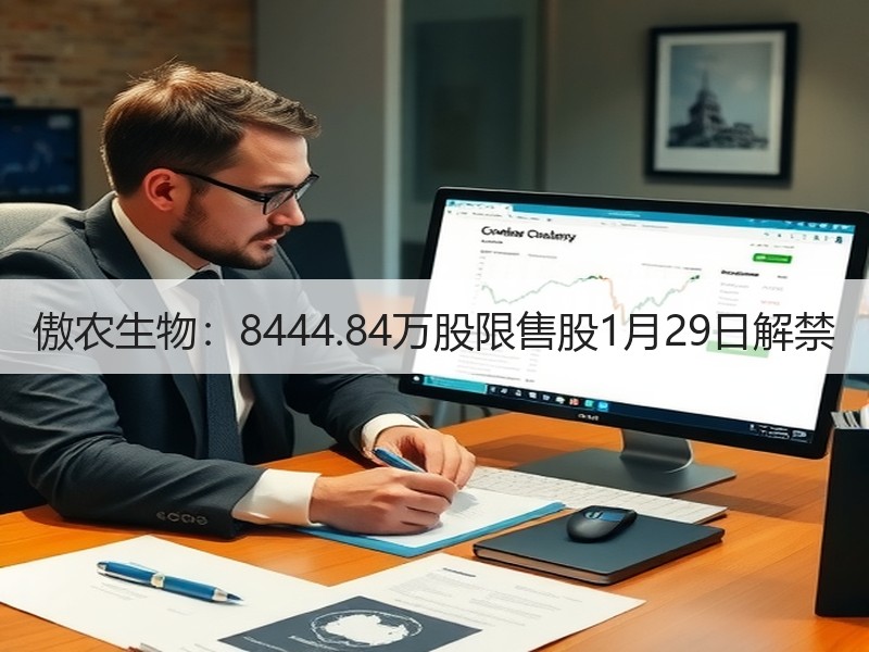 傲农生物：8444.84万股限售股1月29日解禁
