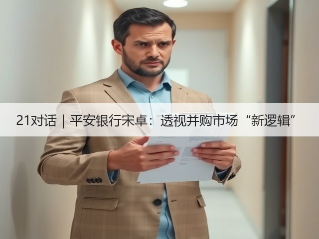 21对话|平安银行宋卓:透视并购市场“新逻辑”(图1) 21对话|平安银行宋卓:透视并购市场“新逻辑”(图1)
