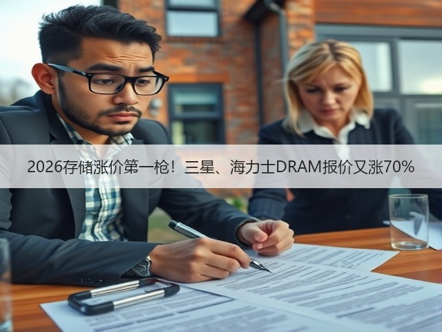2026存储涨价第一枪!三星、海力士DRAM报价又涨70%(图3) 2026存储涨价第一枪!三星、海力士DRAM报价又涨70%(图3)