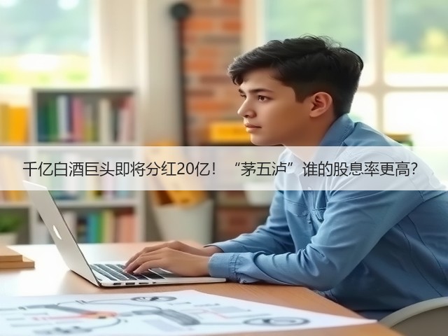 千亿白酒巨头即将分红20亿！“茅五泸”谁的股息率更高？(图1)