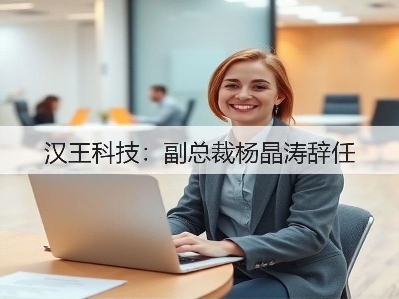 汉王科技：副总裁杨晶涛辞任