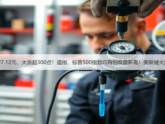 离岸人民币涨穿7.12元，大涨超300点！道指、标普500指数均再创收盘新高！美联储大消息，事关降息(图1)